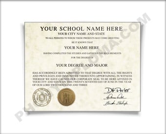 College Diploma, Northeast Design Col Northeast D